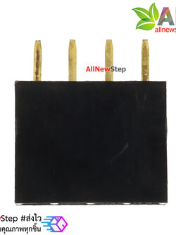 Pin header Single row 4p female 1x4P spacing 2.54mm จำนวน 1 ชิ้น