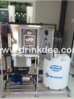 เครื่องล้างไส้เมมเบรน RO.4040 (พร้อมตู้ไฟ)