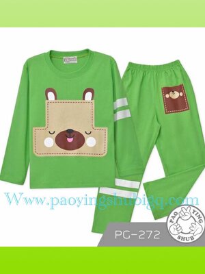 New ชุดนอน หมาป่า สีเขียว