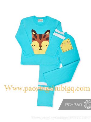 ชุดนอนเด็ก สีฟ้า