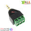 แจ๊กแยกสัญญาณเสียง 3 ช่อง Terminal Jack 3.5mm ตัวผู้
