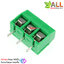 Terminal Block 3 ขา KF301 3P position 5.0MM screw PCB terminal block สีเขียว