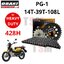 ชุดโซ่สเตอร์YAMAHA PG-1 OSAKI HEAVY DUTY 14-39-108 สำหรับรถใช้งานหนักโดยเฉพาะ
