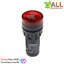 Buzzer LED Alert 220V หลอดไฟสัญญาณ LED ขนาด 22 มม พร้อมเสียง Buzzer AC 220V Pilot Lamp 22mm สีแดง