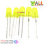 LED ขนาด 5mm สีเหลือง จำนวน 5 ดวง
