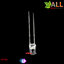 LED ขนาด 3mm สีน้ำเงิน led 3mm จำนวน 5 ดวง