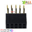 ขาก้างปลาตัวเมียแบบฉาก 2x5 ขา Double Row Hole Jack 2x5 PIN Header 2.54mm
