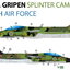 DECAL 1/48 JAS-39A GRIPEN SPLINTER CAMOUFLAGE SWEDISH AIR FORCE