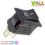สวิตช์ 2 ขา Boat Switch 117S 15x21MM 250VAC 6A