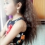 D001 วิกผมหางม้า หยิกฟู