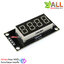 โมดูลแสดงค่าตัวเลข 4 หลัก ขนาด 0.36 นิ้ว TM1637 Driver แบบนาฬิกา สีเหลืองออกส้ม