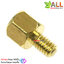 น็อต M2.5 ขนาด 4+4mm