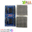 โมดูลจอ LED MAX7219 Dot matrix module 2 จอ สีแดง
