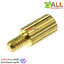 น็อตทองเหลือง NUT M2 ขนาด 5+3mm