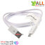 Micro usb cable สาย micro usb อย่างดียี่ห้อ LG สีขาว