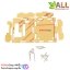 XH-W1209 digital thermosta shell acrylic กล่องอะคริลิคสำหรับโมดูล W1209 กล่องเคส XH-W1209