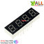 7 Segment 0.28 นิ้ว Common Cathode 4 digit Clock Red ไฟ 7 segment 0.28 4 หลักพร้อมจุดนาฬิกา สีแดงแบบไฟลบร่วมa2481AH