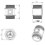 เซนเซอร์วัดอัตราการไหลของน้ำ ท่อขนาด DN50 water flow sensor YF-DN50
