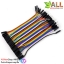 สายไฟ จัมเปอร์ ผู้-เมีย Jumper Wire สายแพ ผู้-เมีย ยาว 10cm. จำนวน 40 เส้น