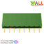Pin header Female Header Single Row 2.54mm 8p Pin1x8 สีเขียว