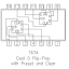 IC 74HC74 D-Flip Flop