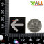 LED ลูกศร 0.8 นิ้ว ขนาด 22x22mm สีแดง 8012B