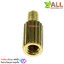 น็อตทองเหลือง NUT M2 ขนาด 5+3mm