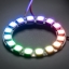 NeoPixel Ring 16 WS2812 RGB LED เส้นผ่านศูนย์กลางประมาณ 44mm