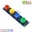 โมดูลสวิตช์กดติด/ปล่อยดับ 4 ปุ่ม 4 สี สำหรับ Arduino