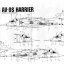 DECAL 1/72 AV-8A / TVA-8A HARRIER ROYAL THAI NAVY