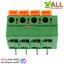 Terminal KF142V KF142R 5.08mm screw-free spring type PCB แบบ 4 ขาตรง