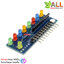 บอร์ดทดลอง LED 8 ดวง แบบหลายสี สำหรับ Arduino