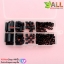 M3 Nylon Hex Spacers / Screw / Nut Stand-off Black - 160 pcs ชุดน๊อต หกเหลี่ยมสีดำ พร้อมกล่อง รวม 160 ชิ้น