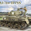 1/35 SHERMAN² BOX SET - 1/35 M4A1(76W) HVSS+ 1/35 M1SUPER SHERMAN+ 1/16 US Army Tank Crewman WW2 w/.50 cal machine gun