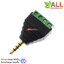 แจ๊กแยกสัญญาณเสียง 4 ช่อง Terminal Jack 3.5mm ตัวผู้