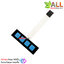 Membrane Keypad Matrix Switch 1x4 แบบเขียนปุ่มเอง