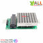 LED Matrix Driver MAX7219 IC Driver Module + LED 3mm Dot Matrix 8x8 ขนาด 30mm x 30mm พร้อมสายไฟ จอสีแดง