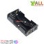 รางถ่าน AA 2 ก้อน แบบบัดกรีติดแผ่นปริ้น AA 2 cell battery holder solderable 3V