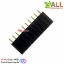 Pin header Single row 10p female 1x10P spacing 2.54mm จำนวน 1 ชิ้น