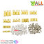 M3 copper pillar package M3x5 6 8 10 12 15 +6 double-pass M3 nut screw 12 kinds
