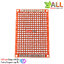 แผ่นปริ้น pcb 4x6 สีแดง 2 ด้าน