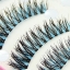 HS-40 ขนตาปลอม(ราคาส่ง) สีน้ำเงิน+ดำ ขั้นต่ำ 15 เเพ็ค คละเเบบได้
