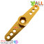25T steering gear metal steering arm car แขน Servo 25T สีทอง