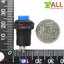 สวิตช์กดติดปล่อยดับ Button switch DS-425 reset round button switch ปุ่มกดสีน้ำเงิน