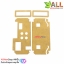 Micro:bit development board acrylic shell microbit case protective เคสอะคริลิค Micro:bit