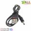 สายไฟ USB เอาต์พุตแบบแจ๊กขนาด 3.5mm 3.5x1.35mm USB power cable 5v to jack dc 3.5mm extension 60cm