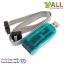 USBasp downloader automatic speed control self-recovery protection support WIN7 64-bit with a shell to senda10-core line