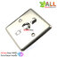 สวิตช์แผงปุ่มกด switch door button stainless steel metal 86 type box