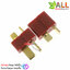 ขั้วต่อ T-plug Gold-plated T-plug docking socket power connector