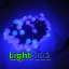ไฟเชอรี่ LED สีฟ้า